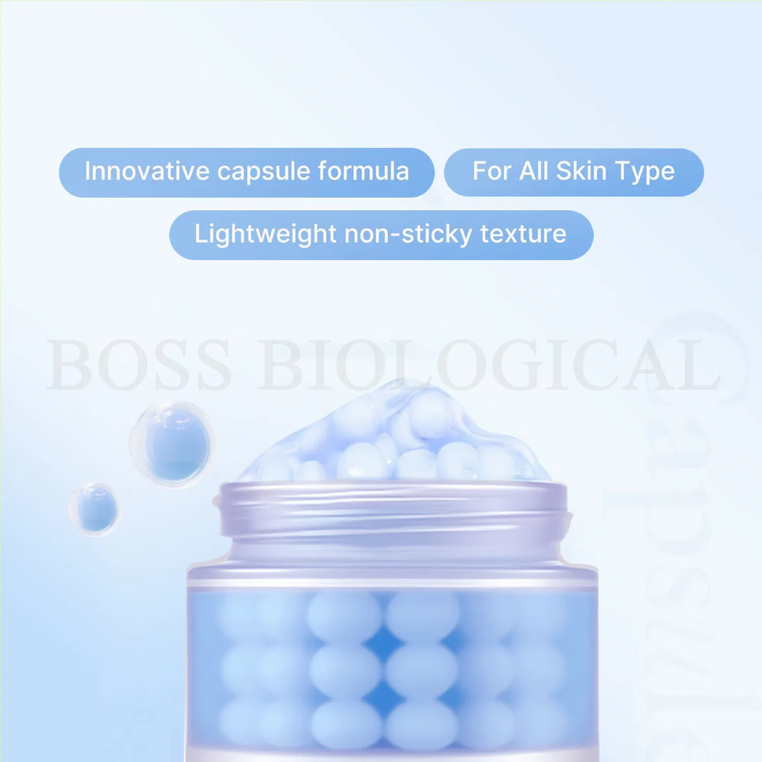 OEM Collagen and Peptide Moisturizing Anti-Aging Capsule Cream