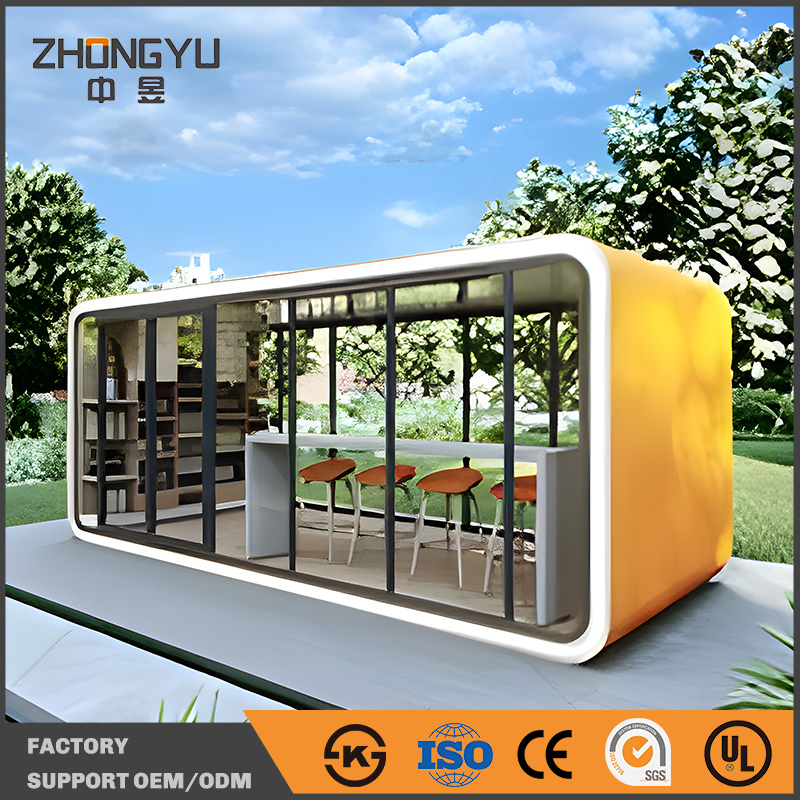 Modern Apple House Integrated Smart Home System Portable Modular Living Space Residential Use Prefabricated Cabin