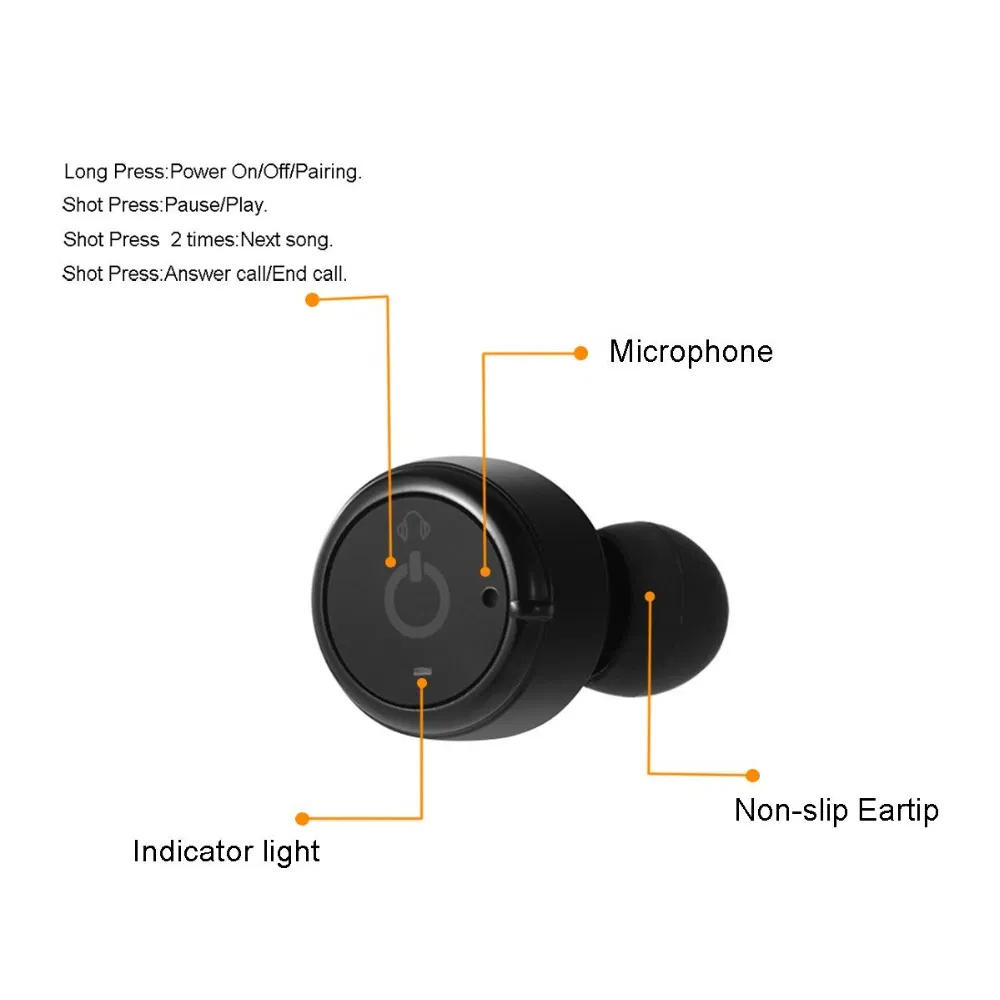 Беспроводные наушники X2t Twins Bluetooth