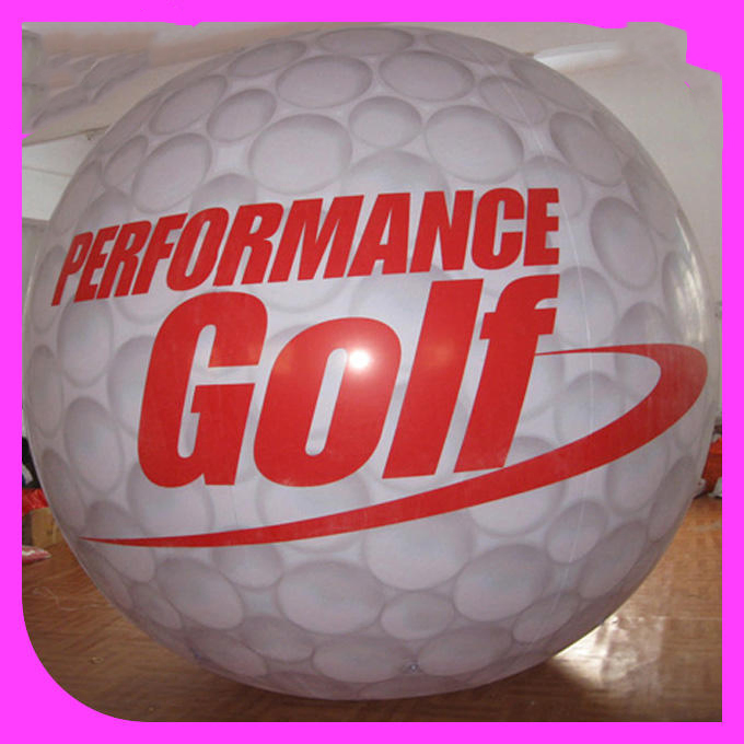 High Quality Giant Inflatable Air Golf Ball Inflatable Balloon Model Golfball for Golf Course Advertisement Inflatable Giant Ball
