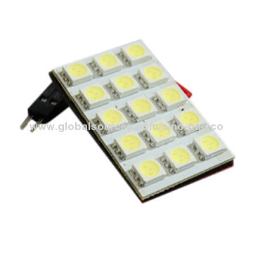 Светодиодный светильник 15SMD для авто, 12В/24В
