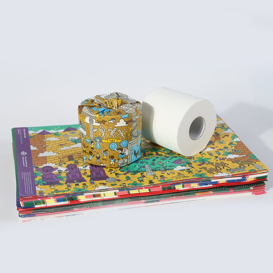 Customized Printed Wholesale Factory Price Disposable with Logo 2/3ply Bamboo Toilet Tissue Paper Roll Import From China