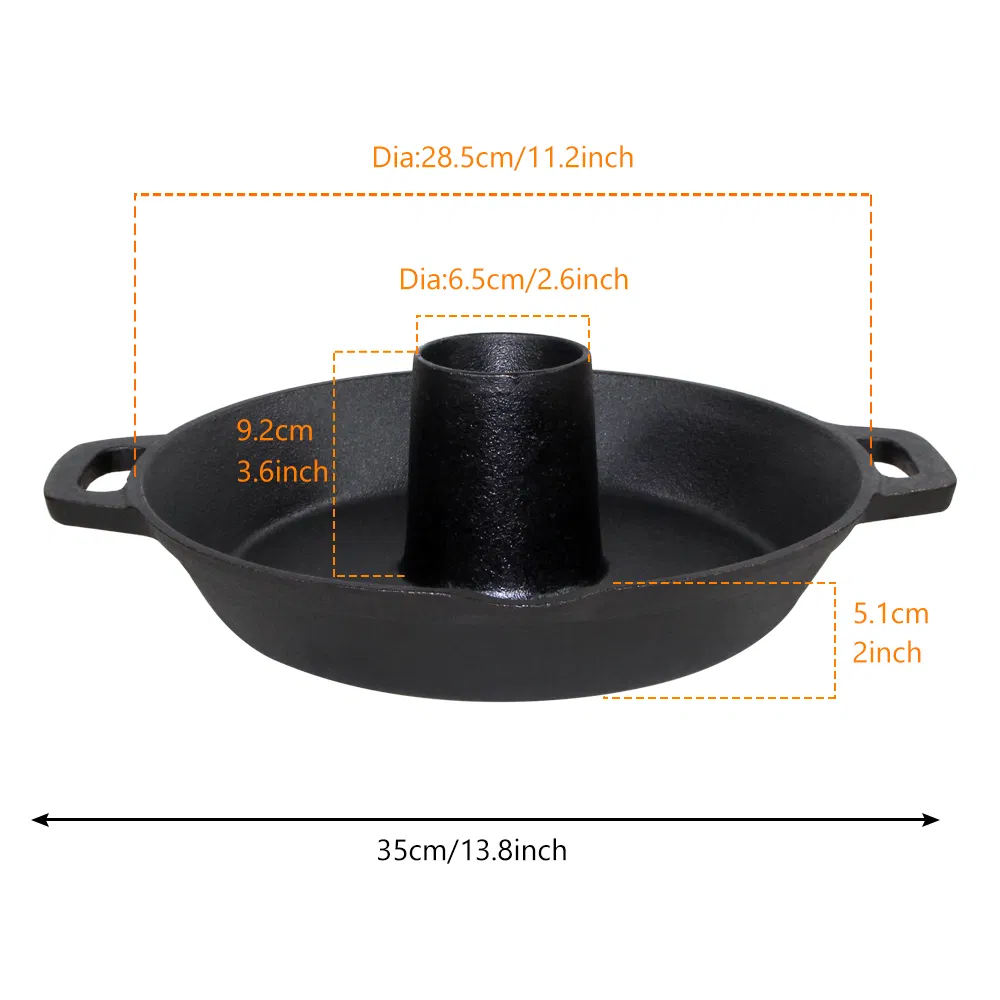 Чугунная форма для запекания курицы с антипригарным покрытием