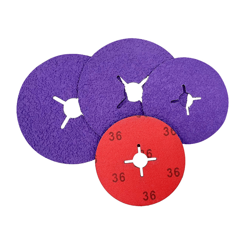 FM Premium Ceramic Polishing Round Resin Fibre Disc for Angle Grinder Clamped