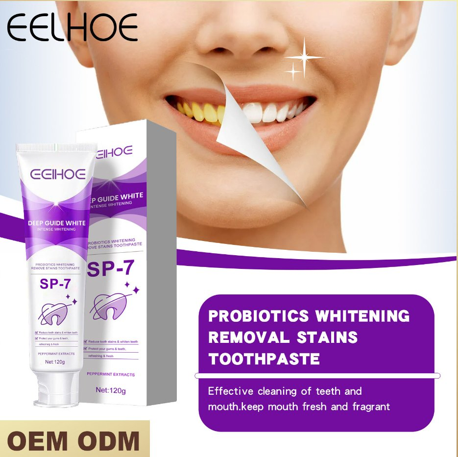 Online Wholesale and Retail Sp-7 Probiotic Toothpaste Oral Odor Deep Cleaning Tooth Stains Tartar Fresh Breath Whitening Toothpaste