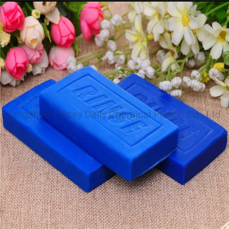 Eco-Friendly Blue Extract Solid Soap Pure Vegetable Oil Base Laundry Detergent