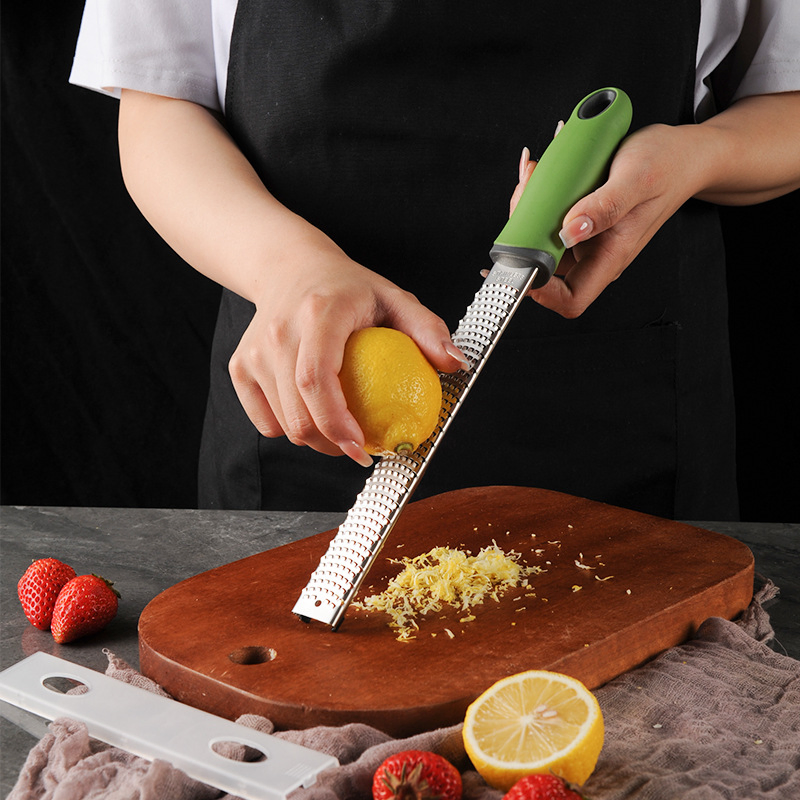 Lemon Grater Citrus Cheese Grater with Handle Kitchen Gadgets for Cheese
