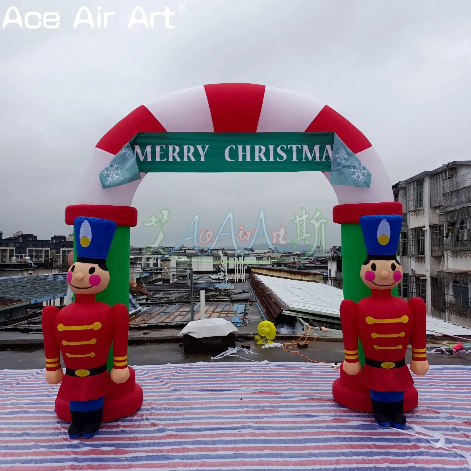Inflatable Soldier Arch Christmas Arch Festival Celebration Entrance