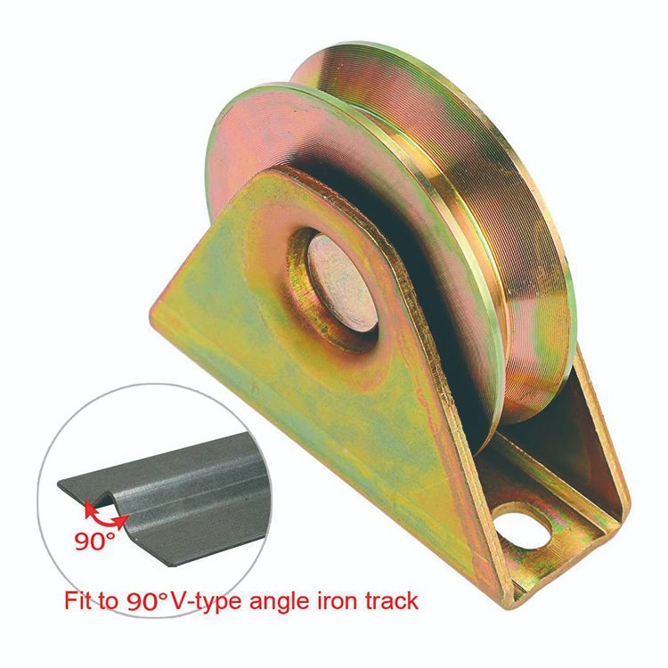 Heavy Duty 3" Sliding Gate Track Sliding Door Wheel Rail Sliding Door Track