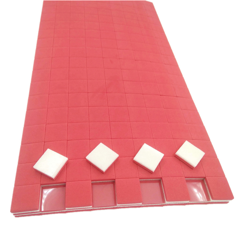 18*18mm Glass Shipping Separator Adhesive Cork Foam Pad Cork Pad