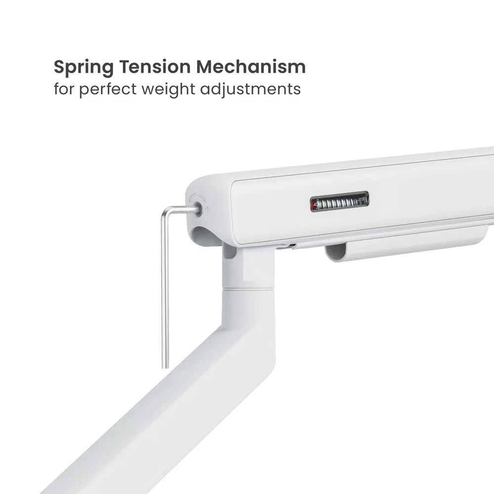 17"-40" 11kg Monitor Arm Aluminum Spring Assisted Mechanical Spring Computer VESA Mount Single Monitor Stand Bracket