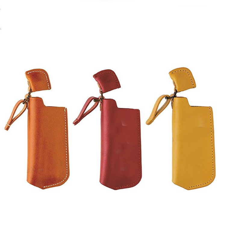 EA277 carry travel custom bic cover sleeve protective storage waterproof holder leather lighter case