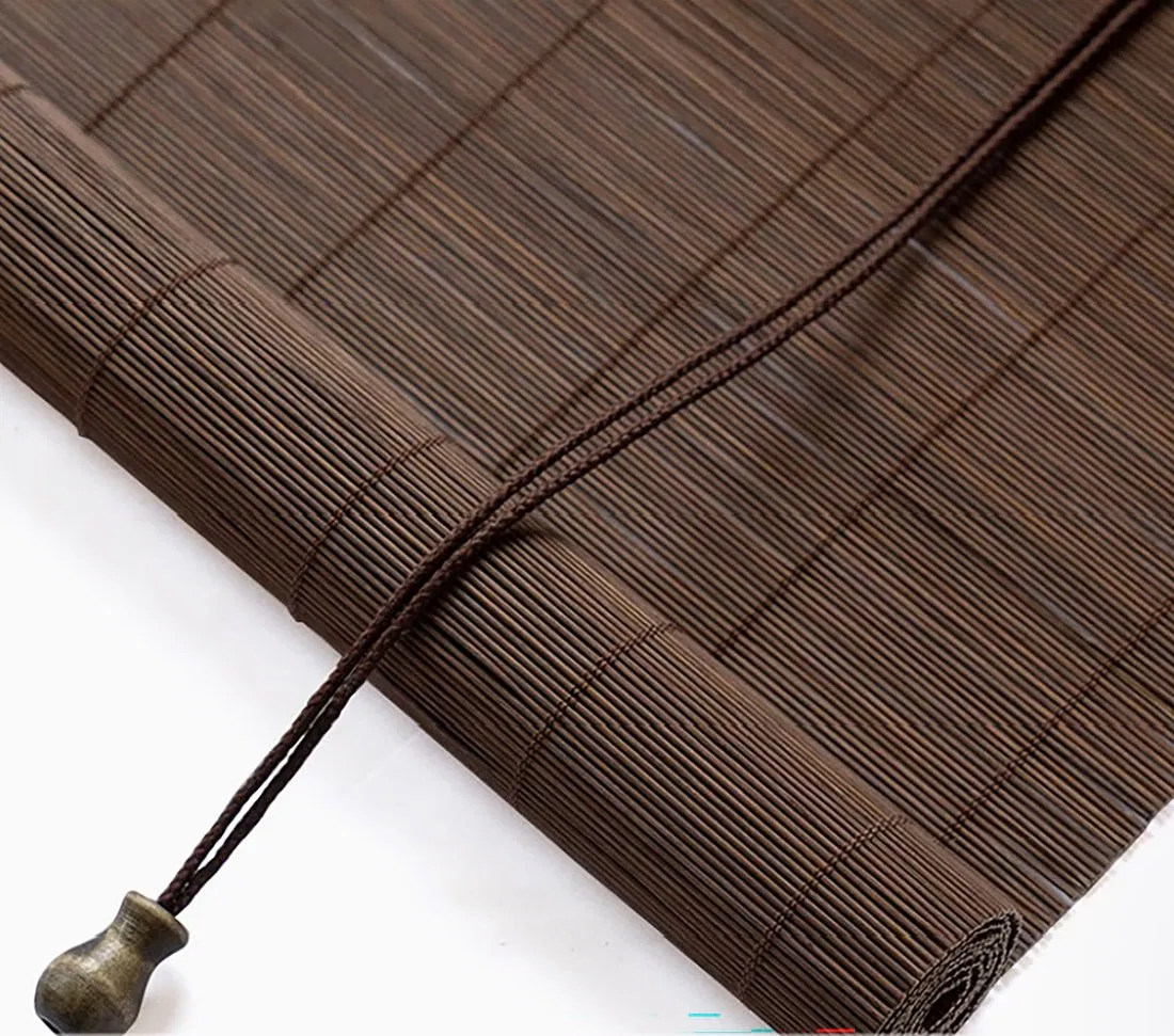 Natural Bamboo Roller Blinds Handmade New Style Window Cordless Curtain