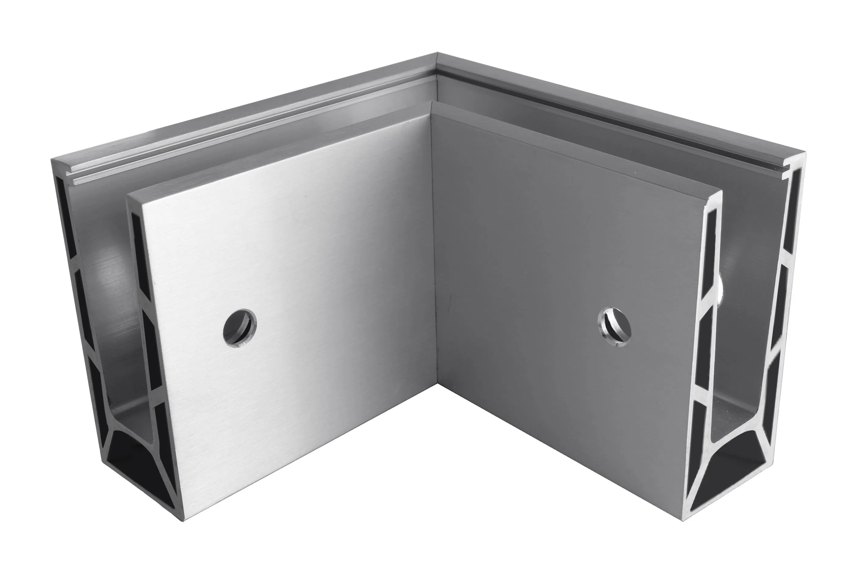 Outdoor Aluminium Channel Glass Railing for Balcony/Balustrade/Staircase Fittings/Baluster/Glass Balustrade