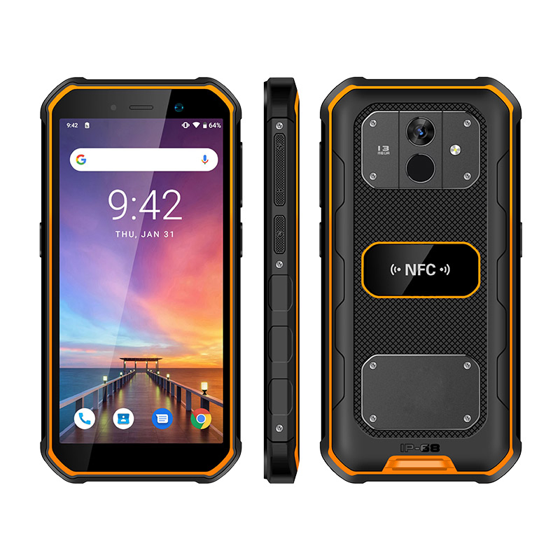 Защищённый смартфон Uniwa F963 PRO с NFC и сканером отпечатка