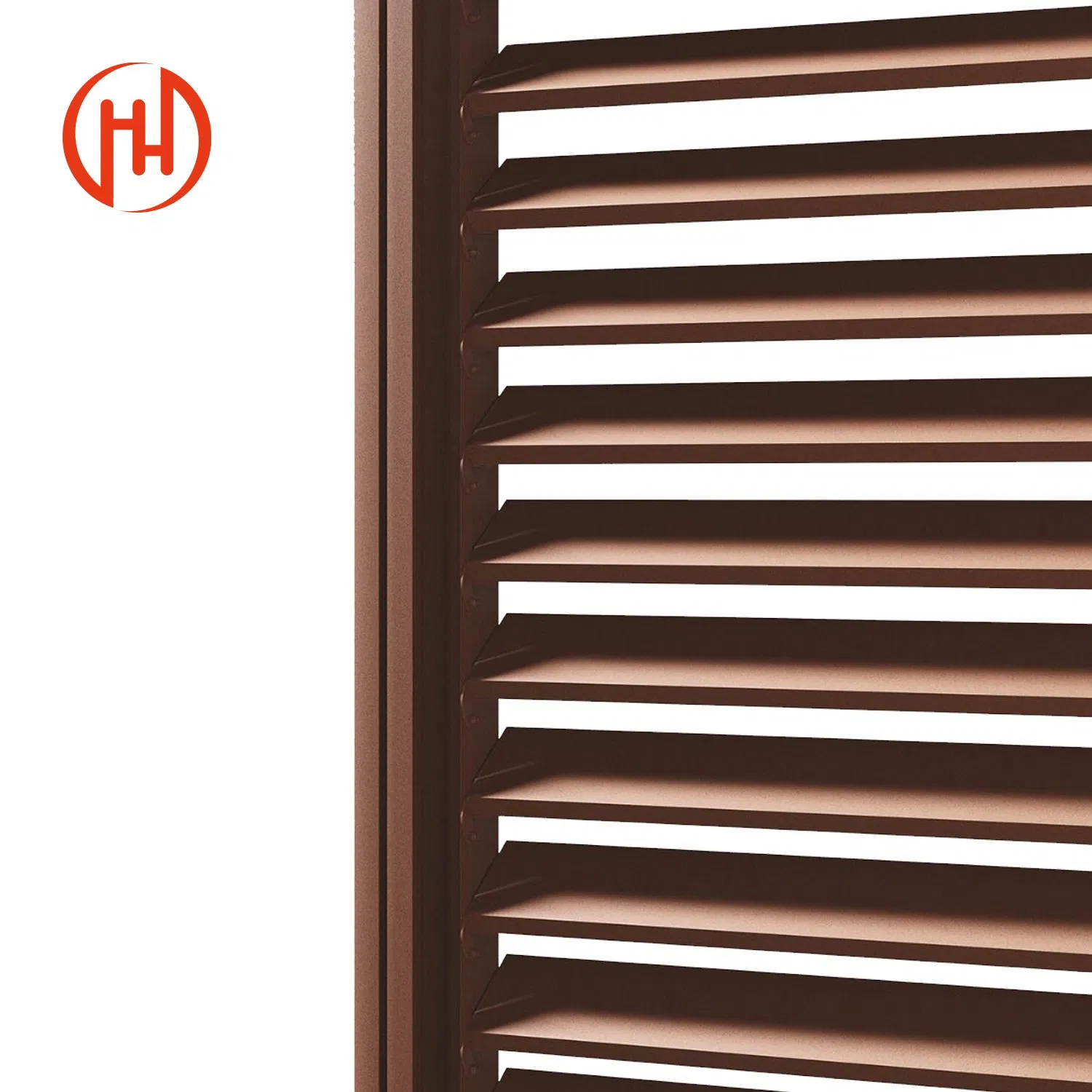 Fixed Horizontal Slats Louver Aluminum Skyligh Windows