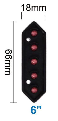 RoHS Approved 6 Inch Assembly 7 Segment LED Display with Waterproof for Outdoor or Semi-Outdoor Application