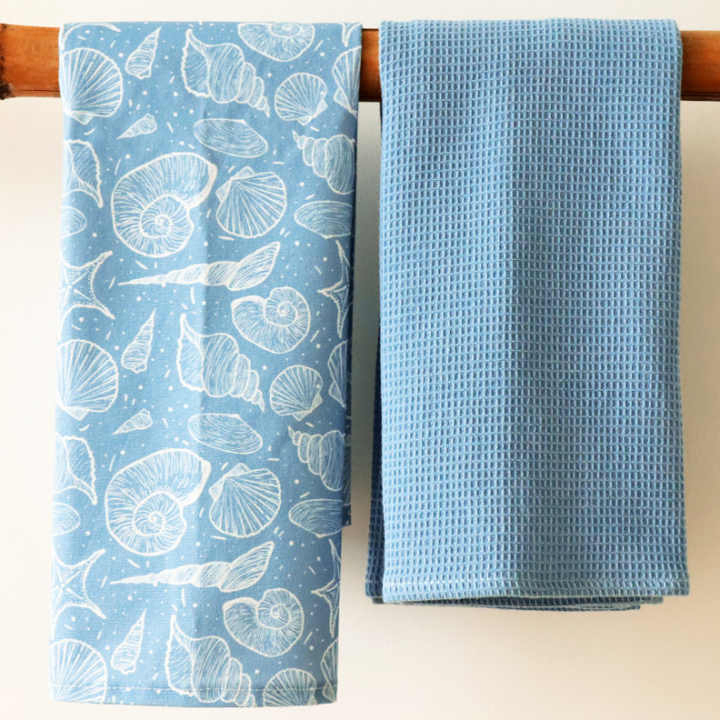 Custom 100% Cotton Flour Sack Kitchen Dish Towel Print Design Cotton Linen Woven Tea Towel for Kitchen Cleaning