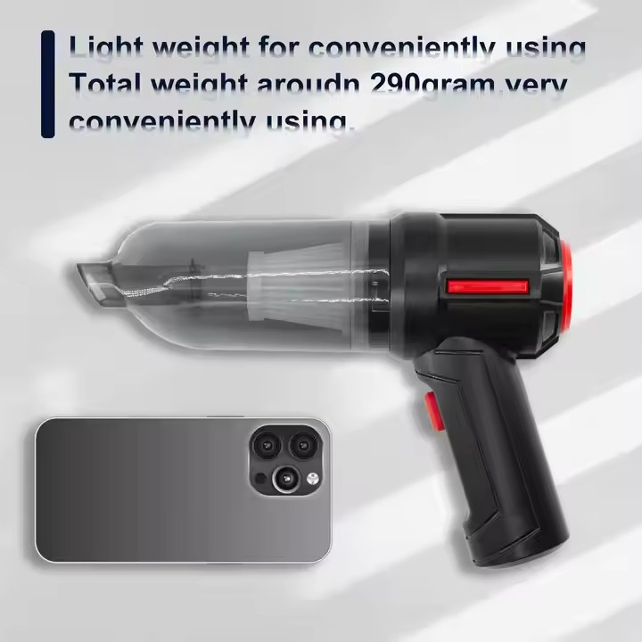 Portable High Power Vacuum Cleaner Small Handheld Wireless Car Mounted Wet and Dry Mini Vacuum Cleaner