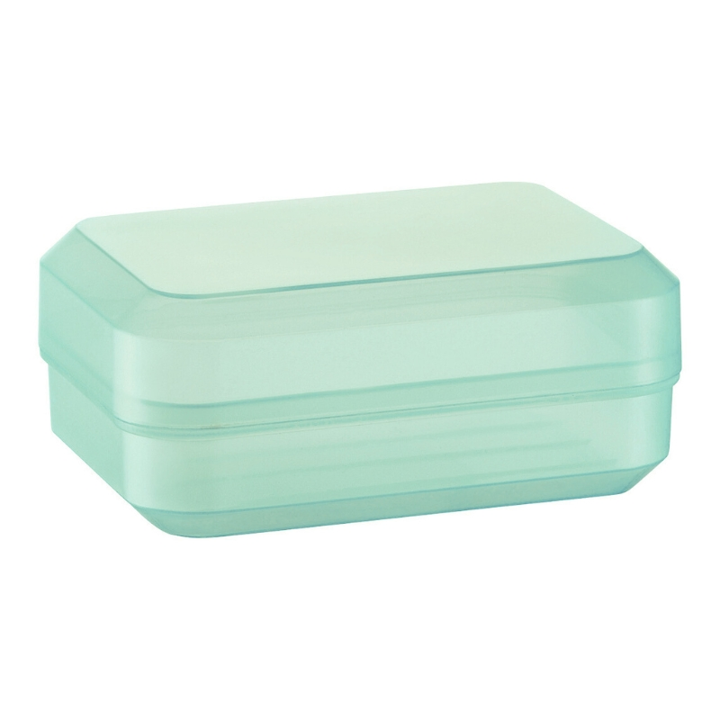 Transparent Soap Case Bathroom Sink Organizing Plastic Storage Container