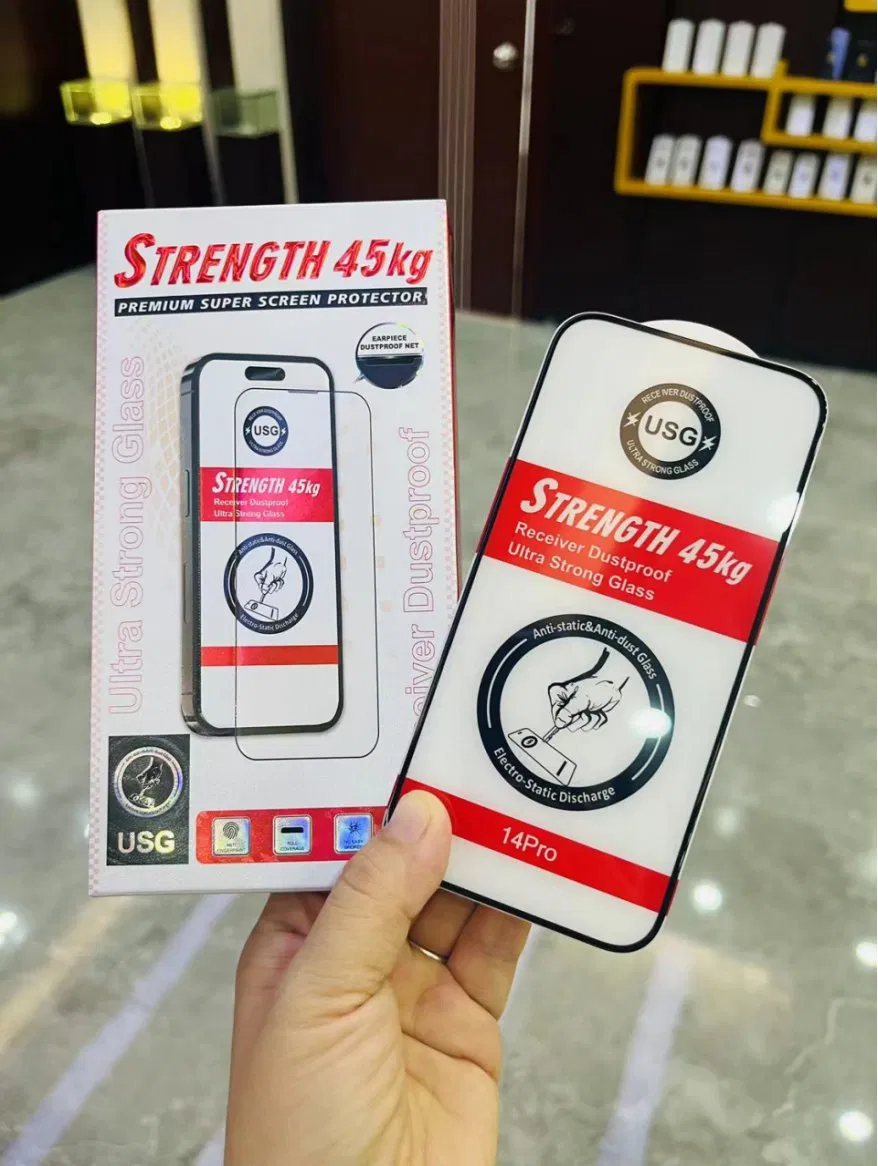 USG Screen Protector for iPhone 15 14 13 12 11 Samsung Xiaomi Phone Accessories Tempered Film