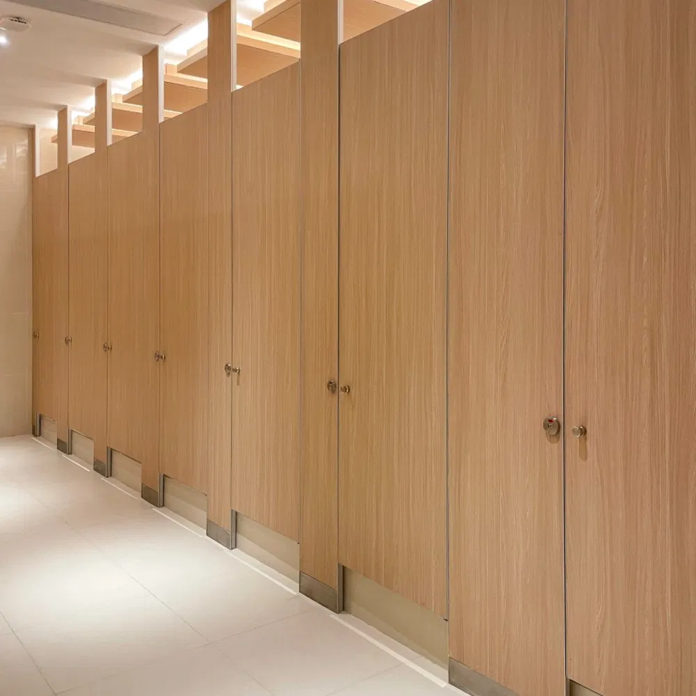 Debo Water-Proof 12mm Compact Laminate HPL Toilet Partition for Public Used
