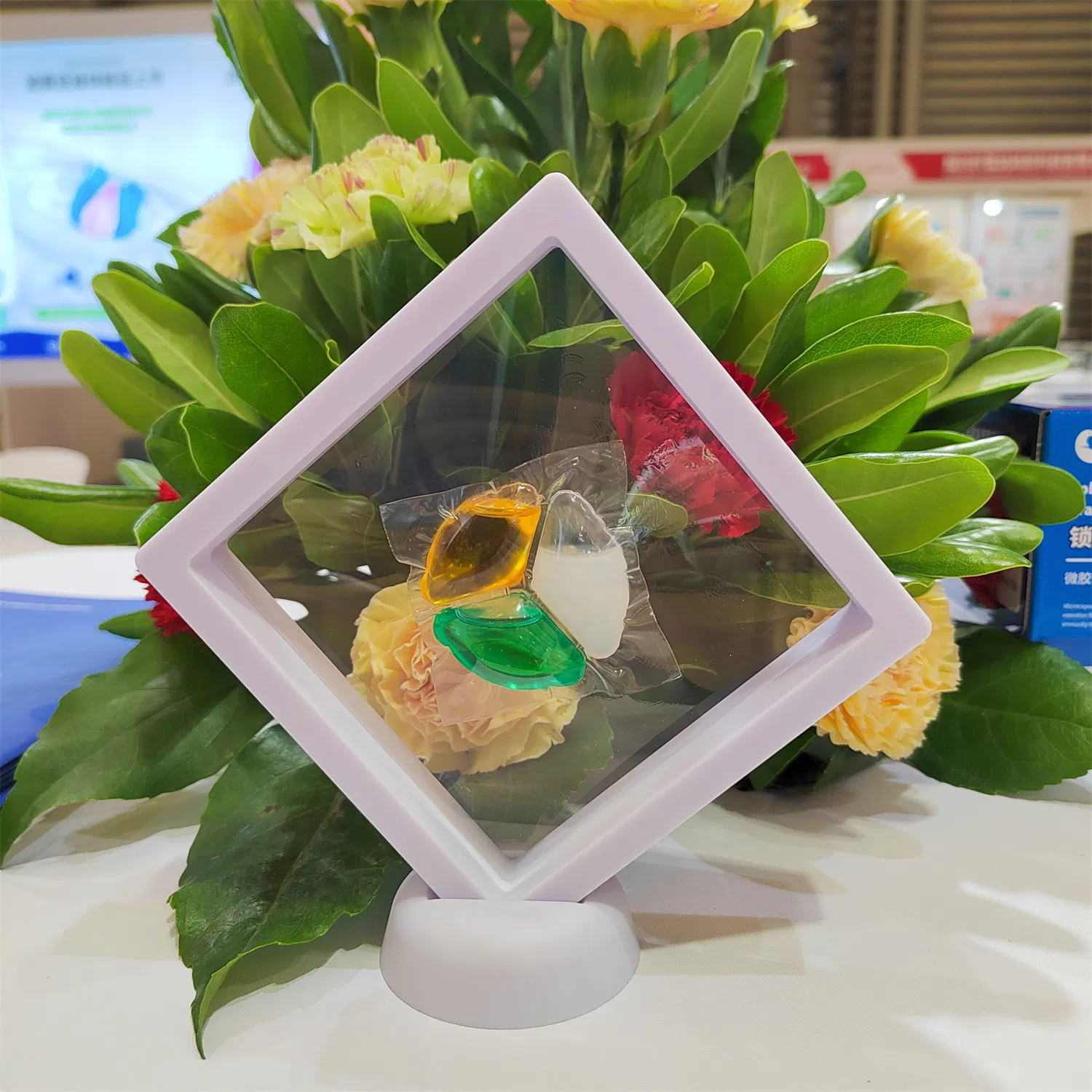 Colorful Laundry Pods for Superior Cleaning in Clothes Washing Routine