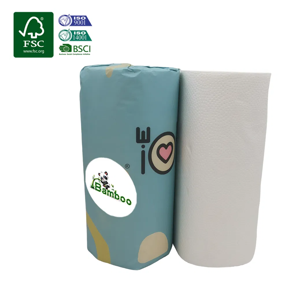 Household 2 Ply Kitchen Cleaning Paper Tissue Towel Kitchen Paper in Rolls