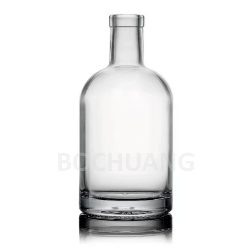 Customized 275ml 330ml 355ml 475ml 500ml 700ml 750ml Storing Spirit Whiskey Brandy Rum Vodka Gin Tequila Clear Empty Glass Liquor Bottle