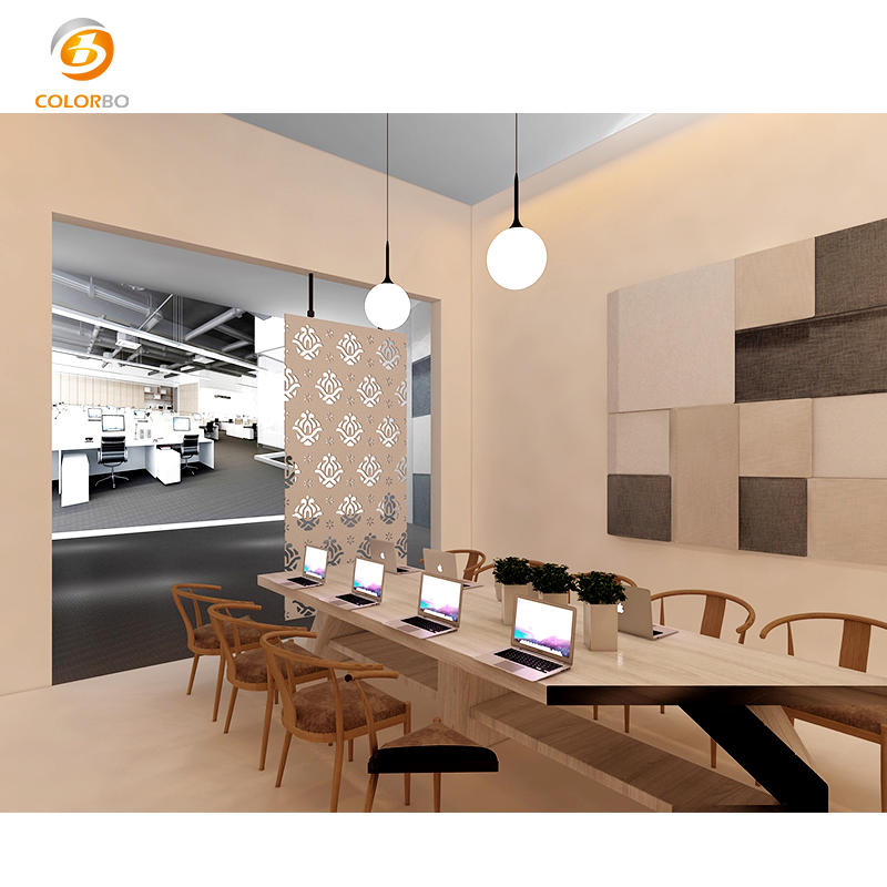 Eco Protection Sound Absorption Acoustic Padded Customized PET Panel screen with Good Service