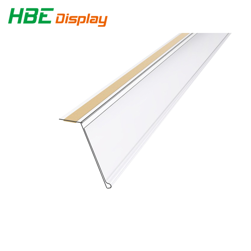 Adhesive Tape Supermarket Shelf Plastic Label Price Tag Holder