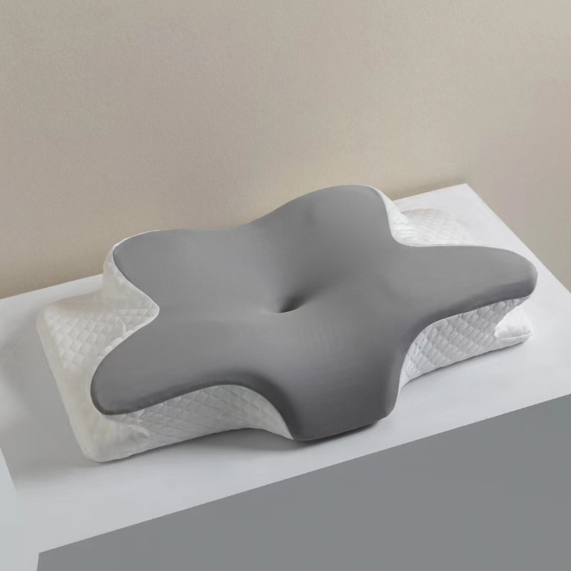 Butterfly Shape Memory Foam Pillow for Neck Support, Slow Rebound Cervical Pillow