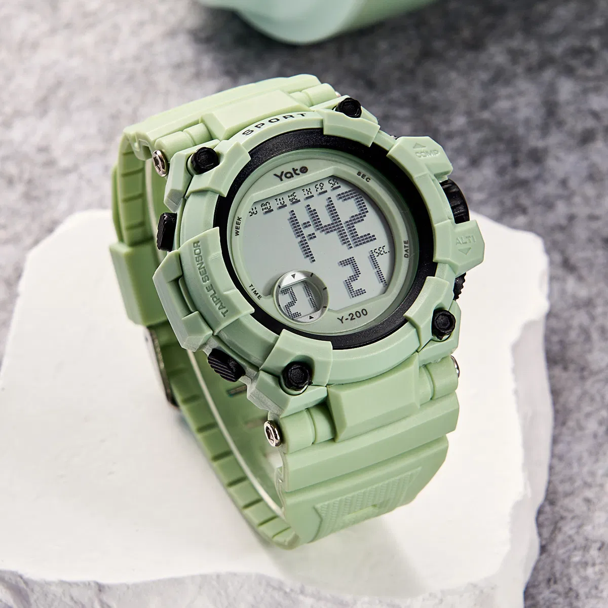 Factory Digital Watch Wholesale Cheap Plastic Wrist Sports Watch