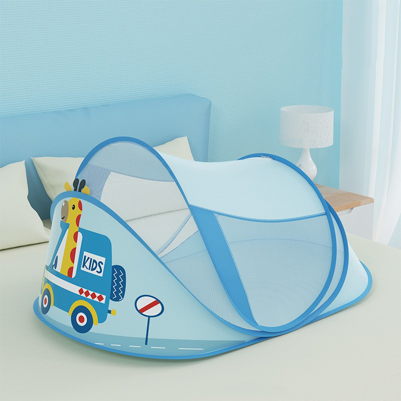Factory Direct Full-Cover Baby Mosquito Net for Cot Breathable Insect Net Cute Animal Pattern