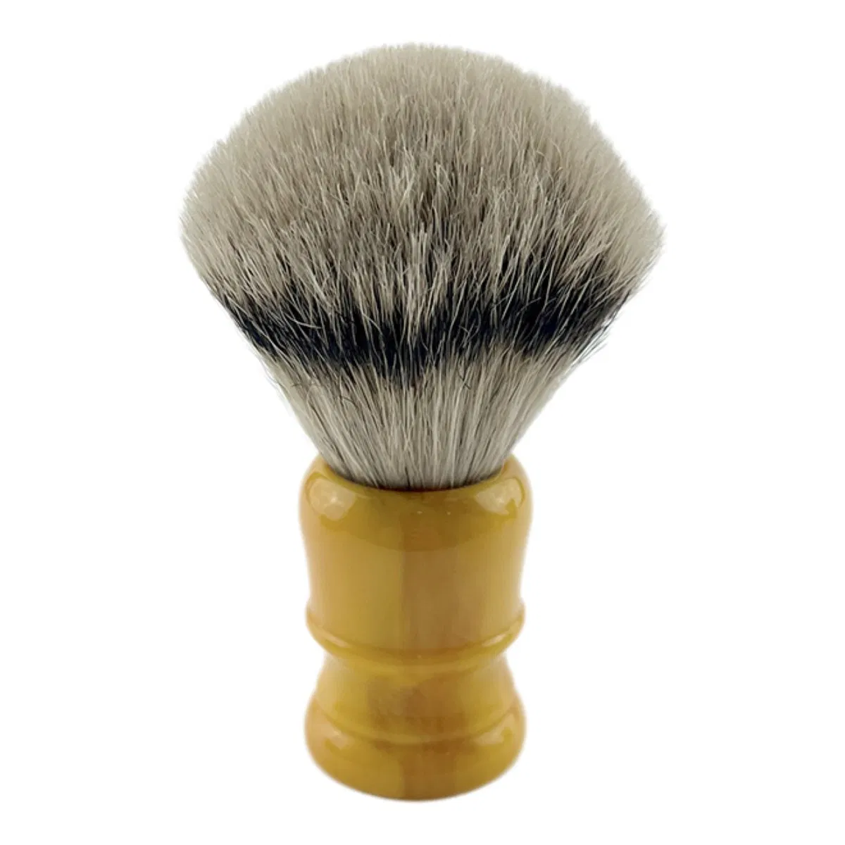 Custom Professional Beard Grooming Brush Soft Nylon Anti-Static Shaving Brush