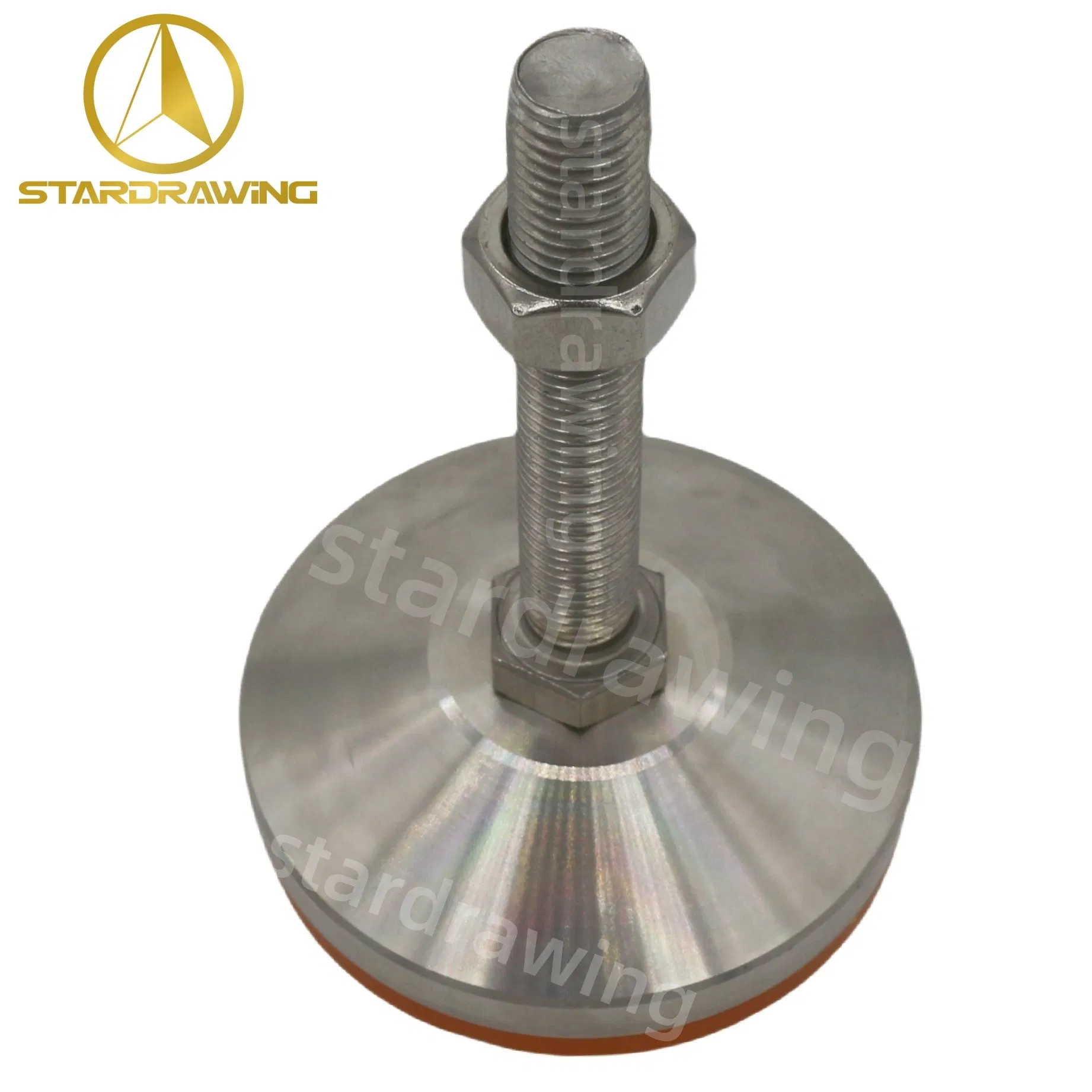 Stardrawing Retractable SUS 304 Stainless Steel Leveling Feet Caster