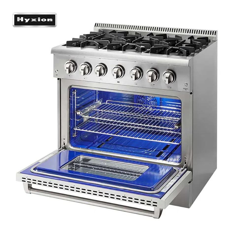 Factory 6 Burner Gas Stove with Electric Oven with CSA Hrd3606