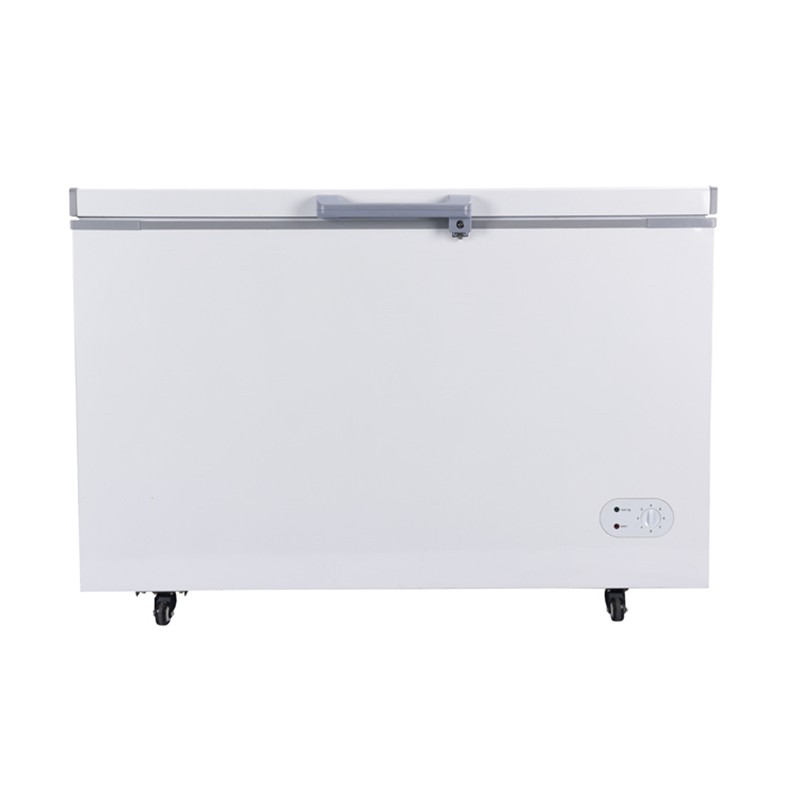408 Liters Single Door DC Chest Deep Freezer with 110mm Foaming Insulation