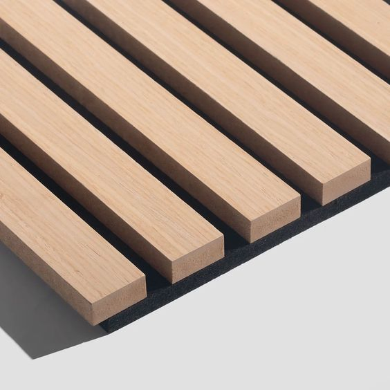 Natural Wood Veneer Acoustic Panels Design Wood Slat Wall Akupanels Acoustic Panel