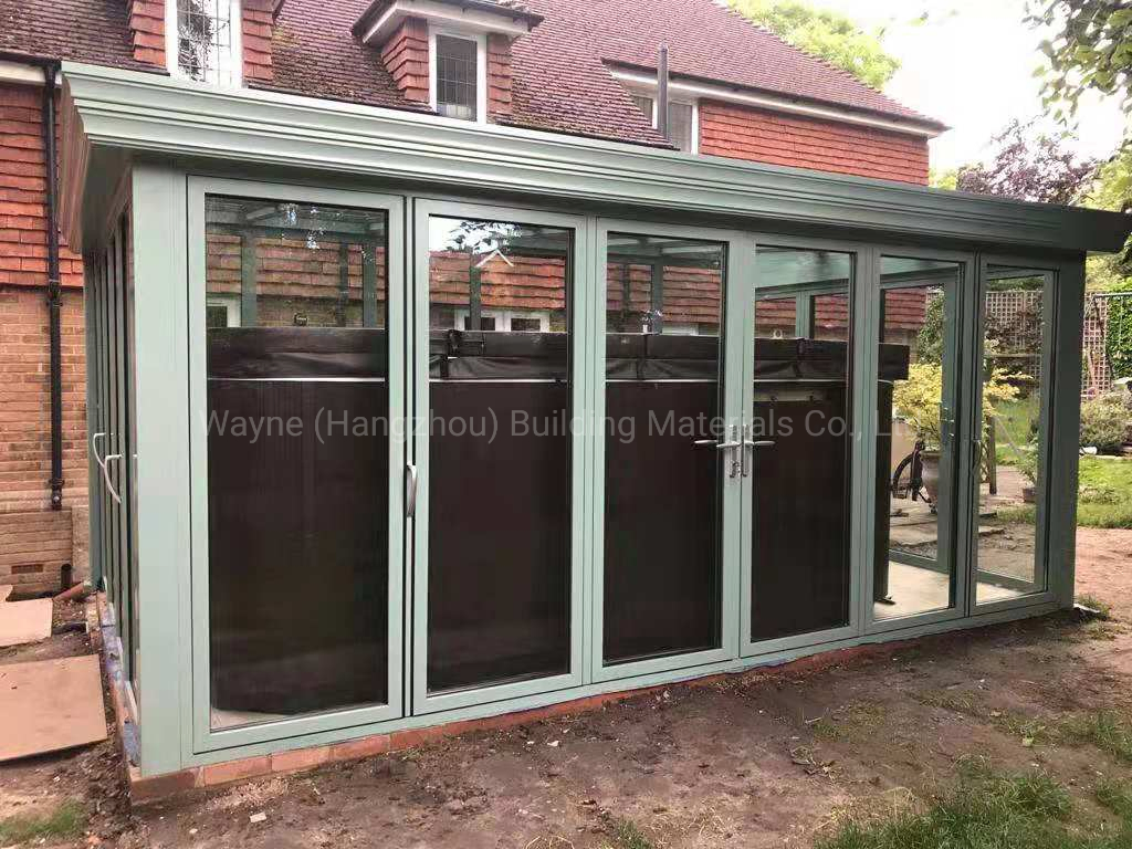 Aluminum Sunroom for Outdoor SPA House with Customized Design and Color Aluminum Frame and Double Glazed Safety Toughened Glass with 5 Years Warranty