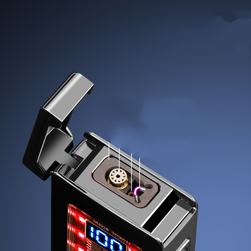 Dual Fire Intelligent Voice Controlled Induction Lighter with Switchable Flames