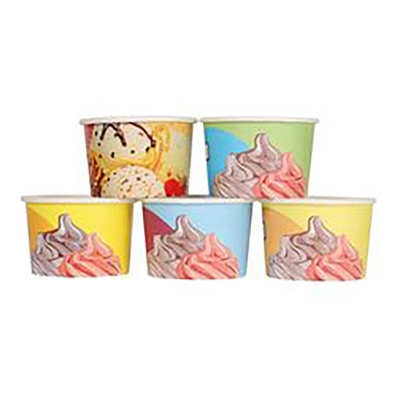 Wholesale Customized Multi Capacity Kraft Paper with PLA Laminated Salad Noodle Soup Cup Bowl
