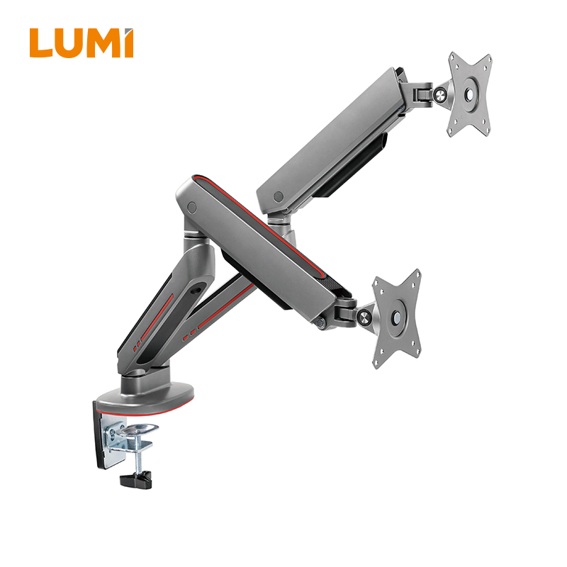 Алюминиевый кронштейн для двух мониторов