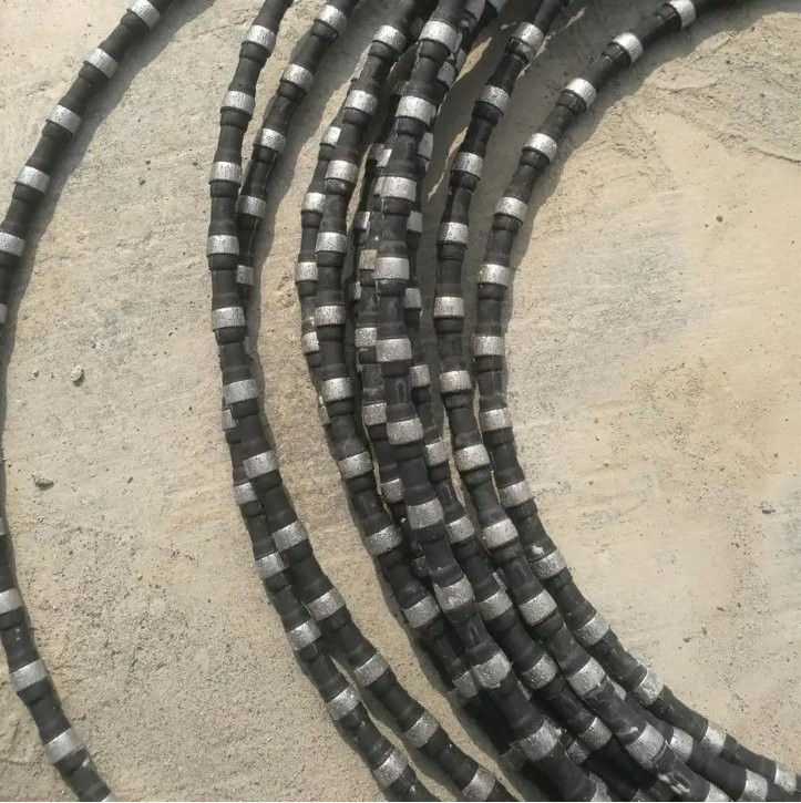 Bcmc Wire Saw Best Prices Diamond Wire Rope Saw with Rubber for Marble Stone Quarrying