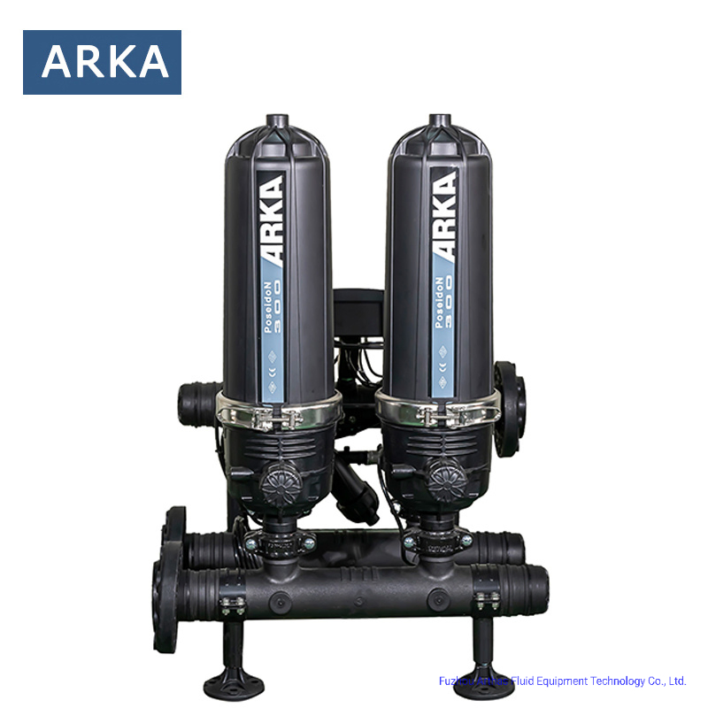 High Micron 3 Inch 2 Unit Farm Irrigation Backwash Disc Filtration System
