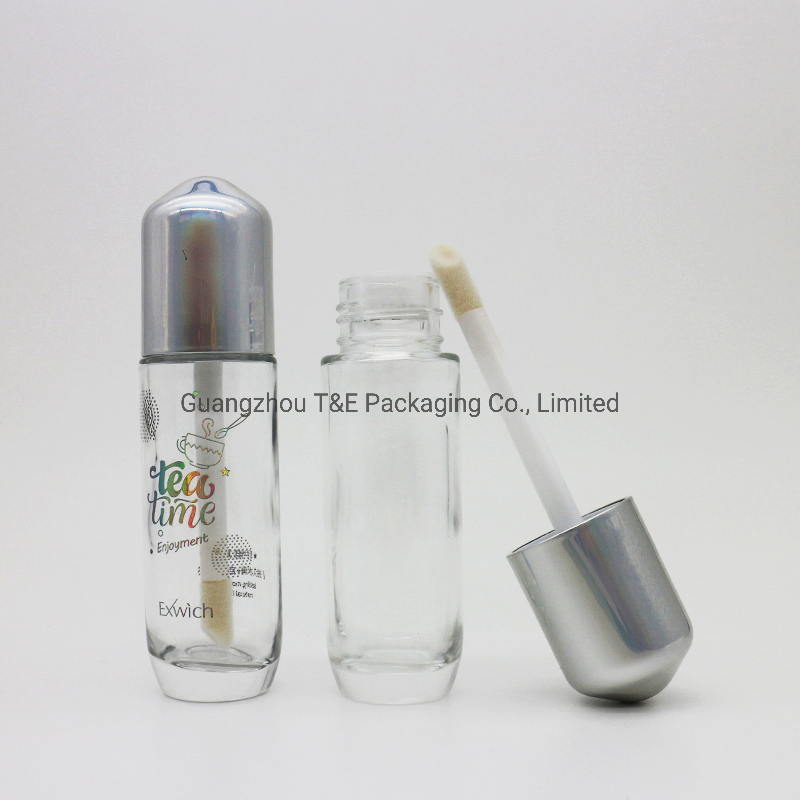 30ml Clear Glass Concealer Bottle with Cap and Brush