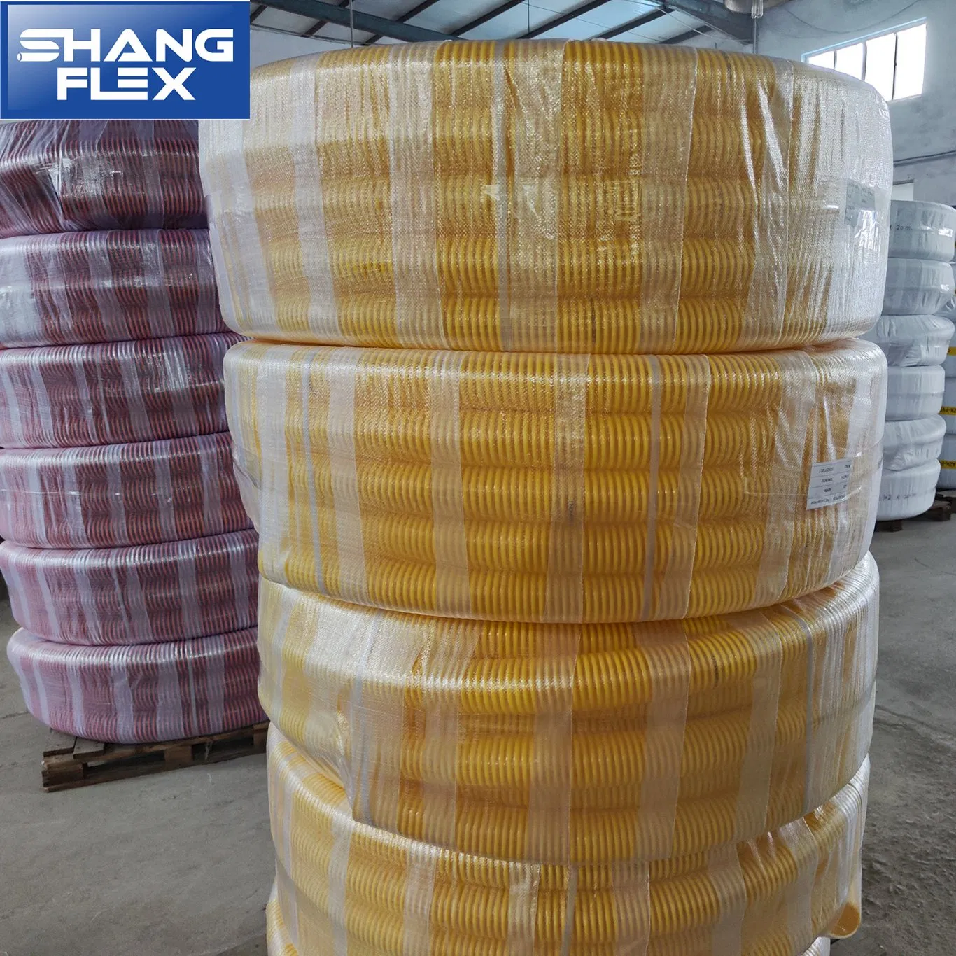 American Strong Heavy Duty Flexible Soft Yellow PVC Suction Delivery Water Hose Pipe