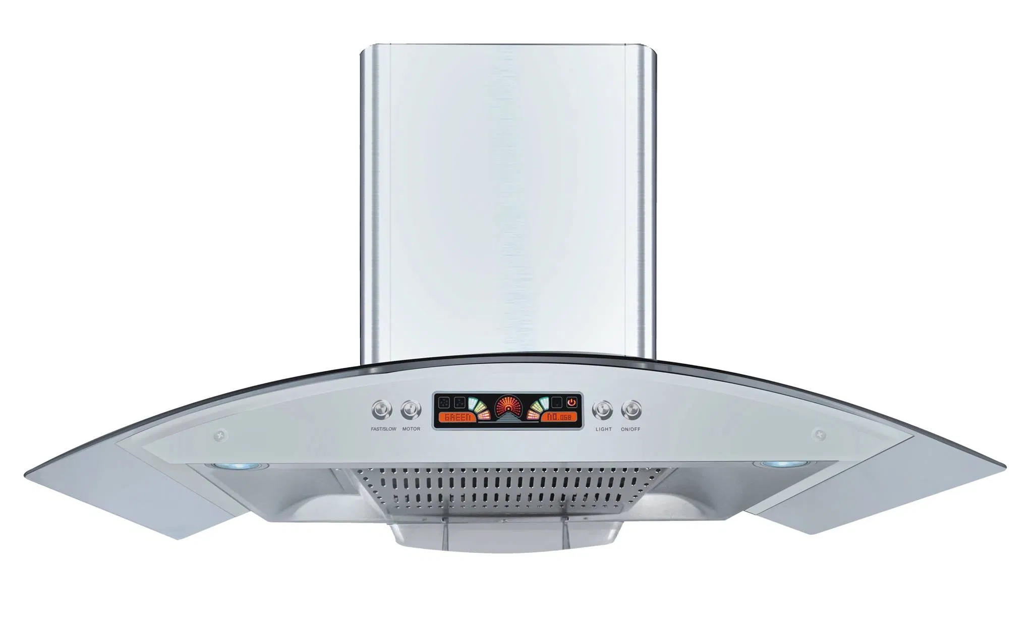 Premium Black Stainless Steel 900mm Wall-Mounted Range Hood