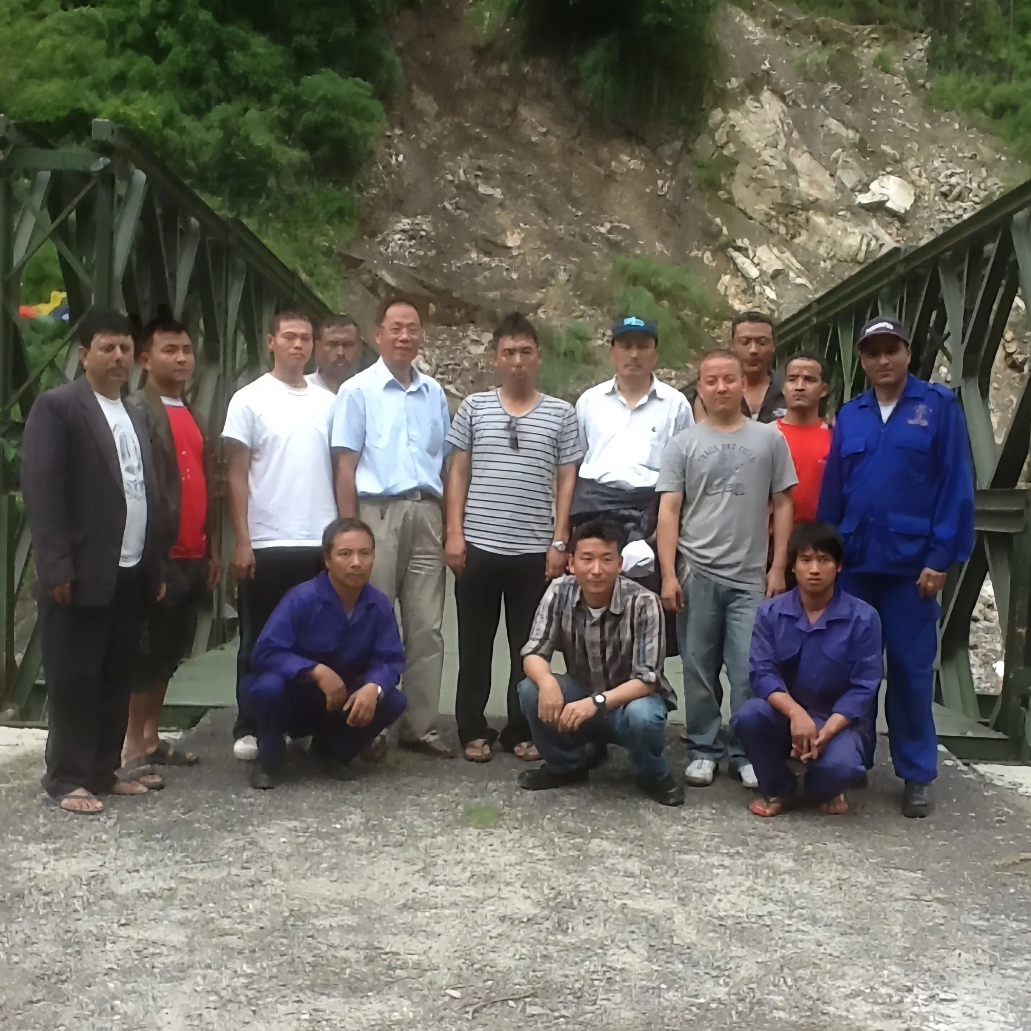 Innovative Galvanized Steel Structure Double Truss Pedestrian Prefabricated Bailey Bridge for Foot Traffic Military/Emergency