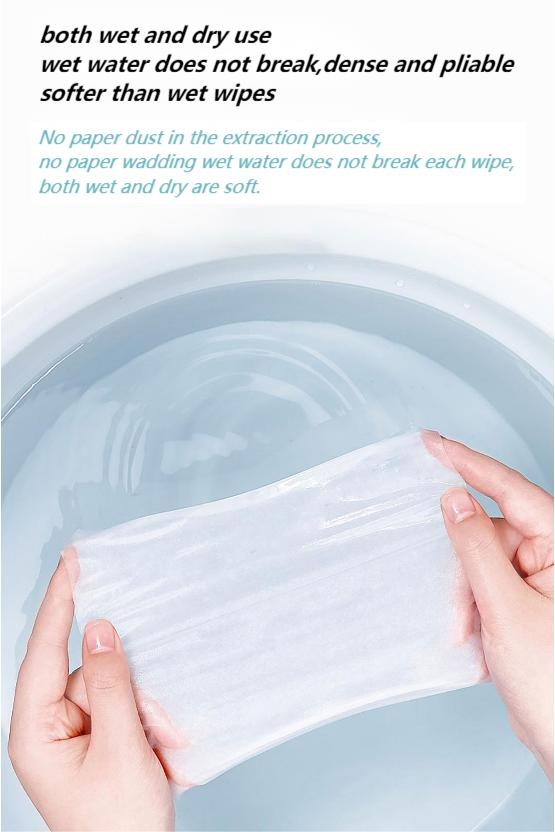 White Super Soft Tissue Paper Napkin for Baby Design